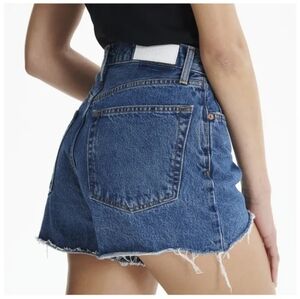 Re/Done Originals 90's Low Slung Short en Bleu Mere Sz 31 NWT